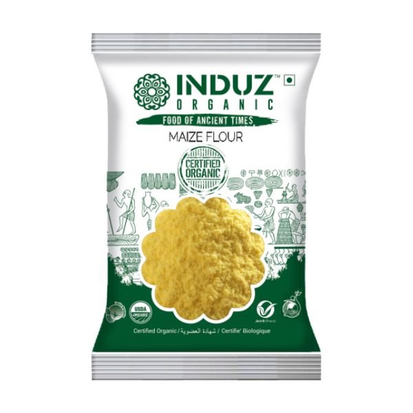 Induz Organic Maize Flour Gms