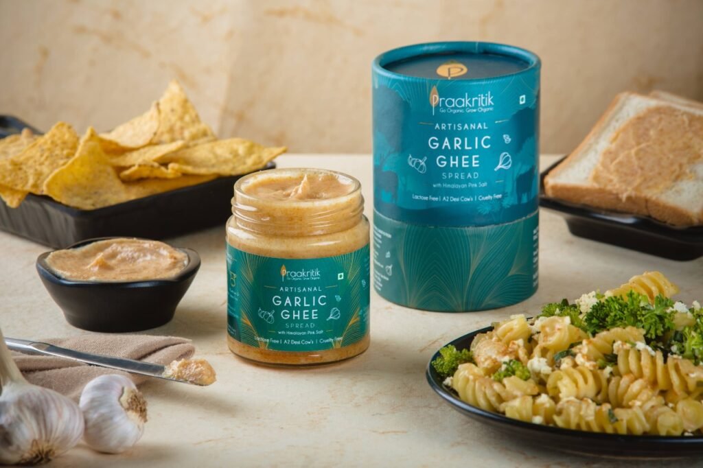 Praakritik Artisanal Garlic Ghee Spread With Himalayan Pink Salt 200 Gm