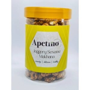 Apetino Jaggery Sesame Makhana 150 Gm Organic Orion