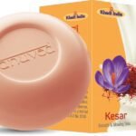 Herbal & natural moisturizing Kesar Soap (Pack of 3) (125 gm/each-front-Anuved