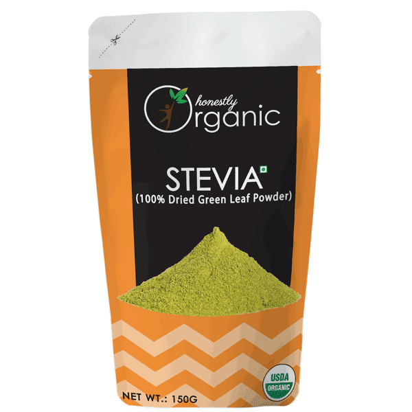 Honestly Organic Stevia Leaf Powder - 150g - Pack of 2
