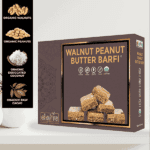 Walnut Peanut Butter Barfi (Indian Sweets, Mithai) - 200g1