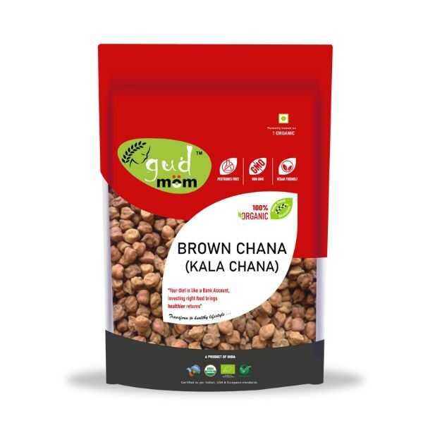 gudmom Organic Brown Chana (Kala Chana) 500 g-4