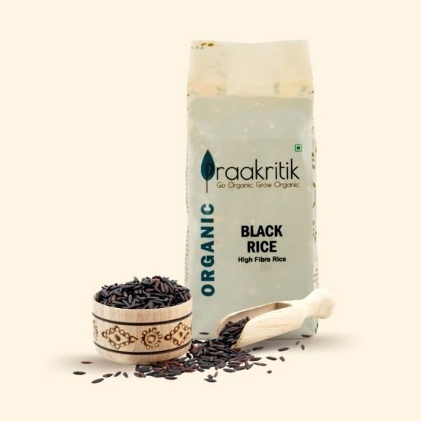 Black Rice 500 gm-front- Praakritik Organic