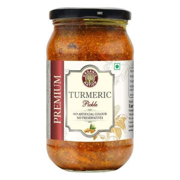 Turmeric Pickle-front-Organic Nation