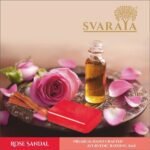 SVARAYA Handmade Rose Sandal Soap Label 2