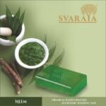 SVARAYA Handmade Neem Soap Label 2