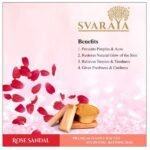 SVARAYA Handmade Mogra Soap Label back 6