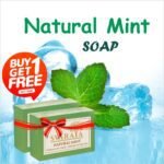 SVARAYA Handmae Natural Mint Soap Label