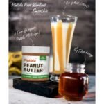 Natural Peanut Butter (Crunchy)(Unsweetened, Non-GMO, Gluten Free, Vegan)-4-pintola