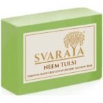 SVARAYA Handmade Neem Tulsi Soap Label 9