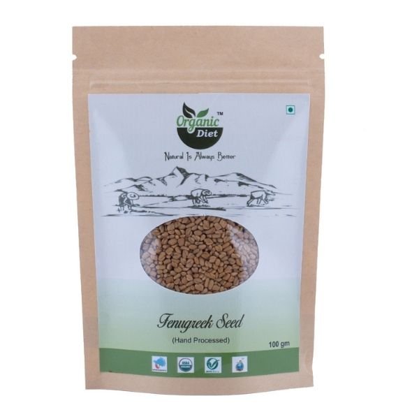 Fenugreek Seed 100 gm-front-Organic Diet