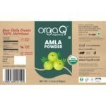 Amla Powder 100 gm-back- OrgaQ