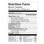 Basil Seeds (Sabja) 150 gm-nutri1- OrgaQ