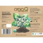 Basil Seeds (Sabja) 150 gm-nutri- OrgaQ