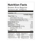 Brown Rice Regular 1 kg-nutri-OrgaQ