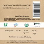 Cardamom (Elaichi) Green Whole 25 gm-ingre-OrgaQ