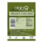 Chia Seeds 250 gm-back-OrgaQ