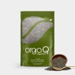 Chia Seeds 250 gm-front-OrgaQ
