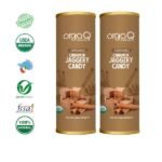 Cinnamon Jaggery Candy 200 gm-front2-OrgaQ