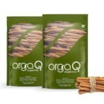 Cinnamon Stick (Dalchini) 100 gm-front2-OrgaQ