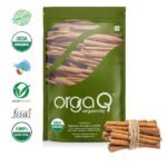 Cinnamon Stick (Dalchini) 100 gm-front1-OrgaQ