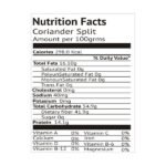 Coriander (Dhaniya) Split 250 gm-Nutrition- OrgaQ