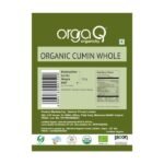 Cumin (Jeera) Whole 250 gm-back-OrgaQ