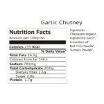 Garlic Chutney 200 gm-nutri-OrgaQ