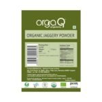 Jaggery Powder 500 gm-back-OrgaQ