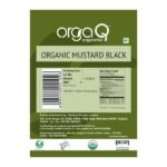 Mustard Black (Sarson) 250 gm-back-OrgaQ