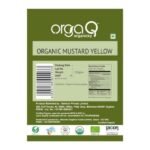 Mustard Yellow (Sarson) 250 gm-back1-OrgaQ