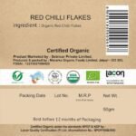 Red Chilli Flakes 50 gm-ingre-OrgaQ