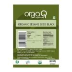 Sesame Seeds Black (Kaale Til) 250 gm-back2-OrgaQ