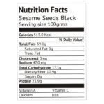 Sesame Seeds Black (Kaale Til) 250 gm-nutri-OrgaQ