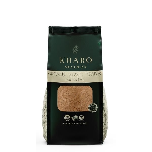 Organic Saunth (Ginger Powder) 100 gm-Front-Kharo Organic
