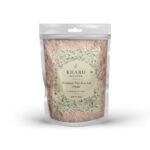 Natural Sendha Namak (Himalayan Pink Rock Salt) Powder 500 gm-front- Kharo Organics