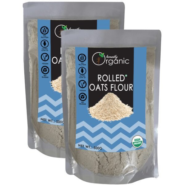 Honestly Organic Rolled Oats Flour - 500g2