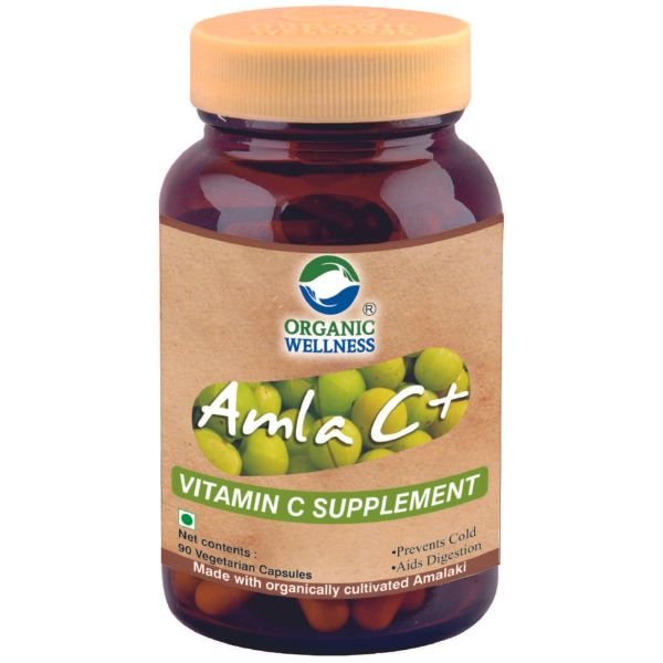Amla C+ 90 Capsules-front-Organic Wellness