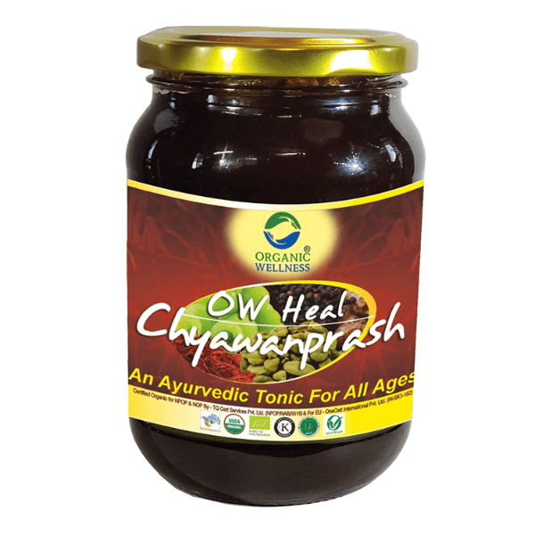 Chywanprash bottle 350 gm-front-Organic Wellness