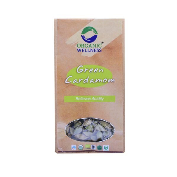 Cardamom 50 gm-front-Organic Wellness