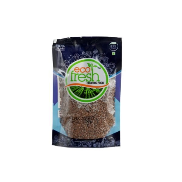 Flax-Seed-100-gm-front- Ecofresh