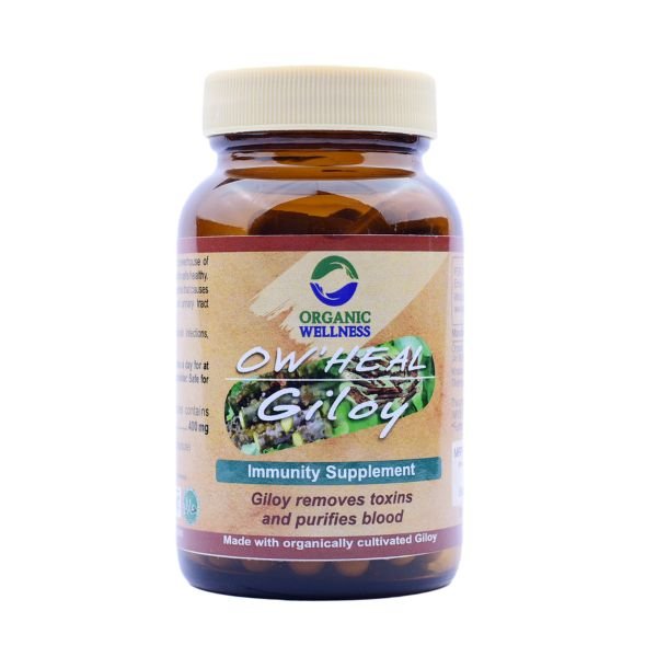 Giloy 90 Capsules-front-Organic Wellness