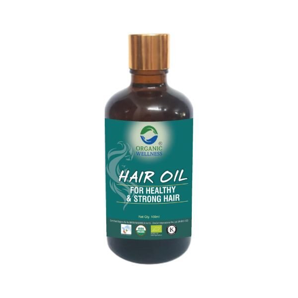 Hair Oil 100 ml-front-Organic Wellness