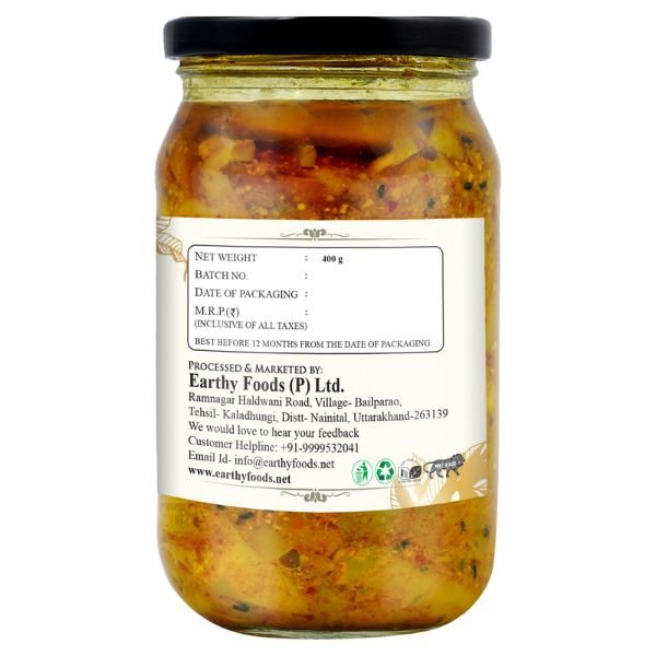 Heeng Ka Aam Pickle And Carrot Pickle Combo (2 x 400 gm)-7-Organic Nation
