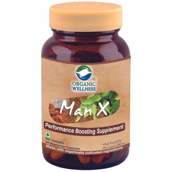 Man-X 60 Capsules-front-Organic Wellness