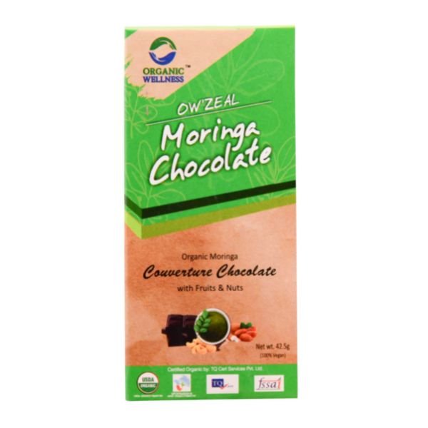 Moringa Chocolate 42.5 gm-front1-Organic Wellness