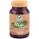Neem Bottle 90 Capsules-front-Organic Wellness