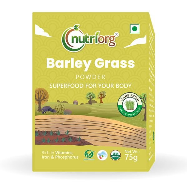 Barley Powder -front-Nutriorg