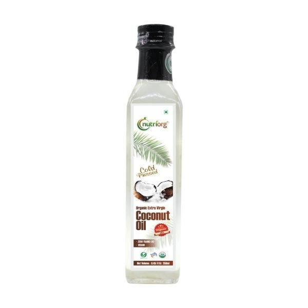 Organic Extra Virgin Coconut Oil-front-Nutriorg